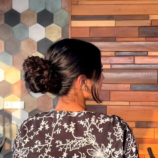 Human Hair Bun