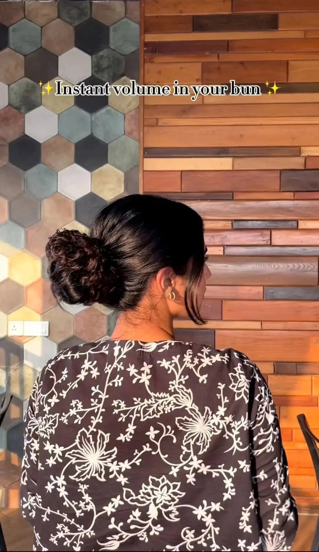 Human Hair Bun